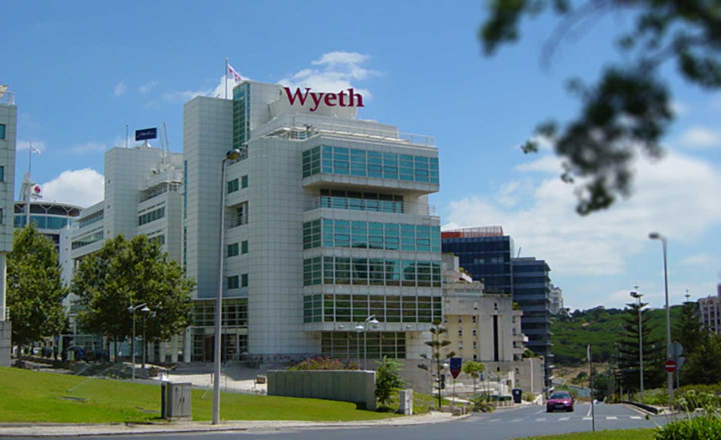 Wyeth Skyline Sign