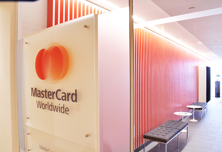 MasterCard Reception Signage