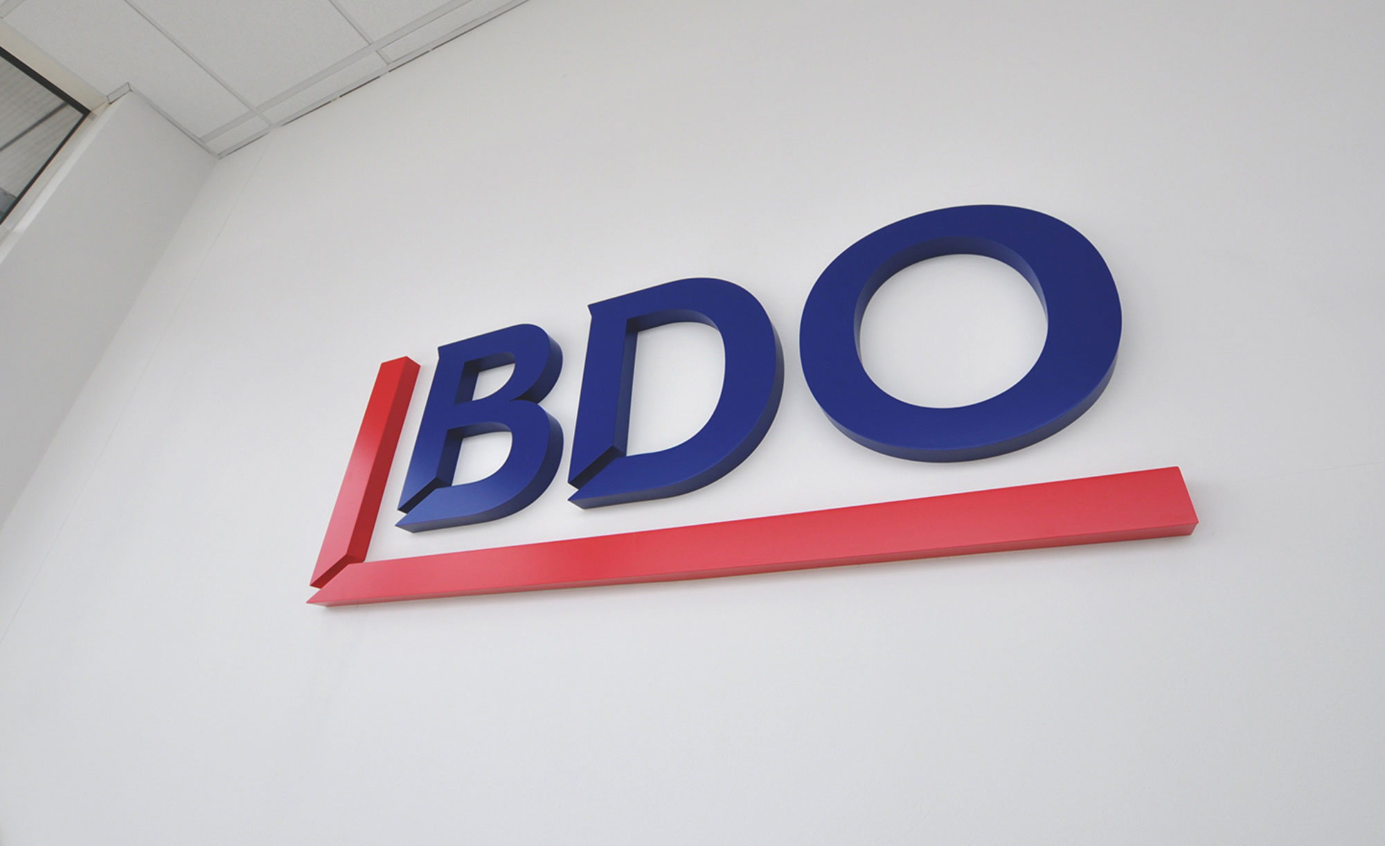 BDO Reception Sign