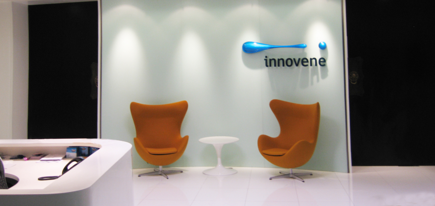 Innovene Head Office Reception Signage