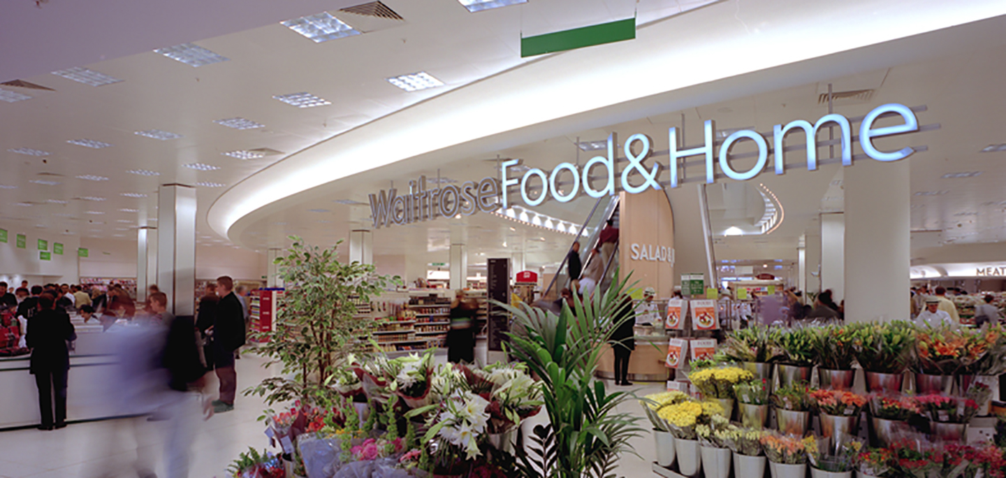 Waitrose Entrance Signage