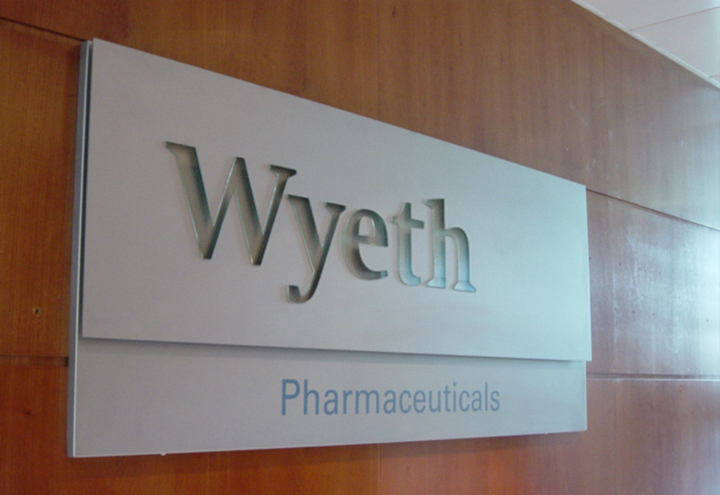 Wyeth Internal Sign