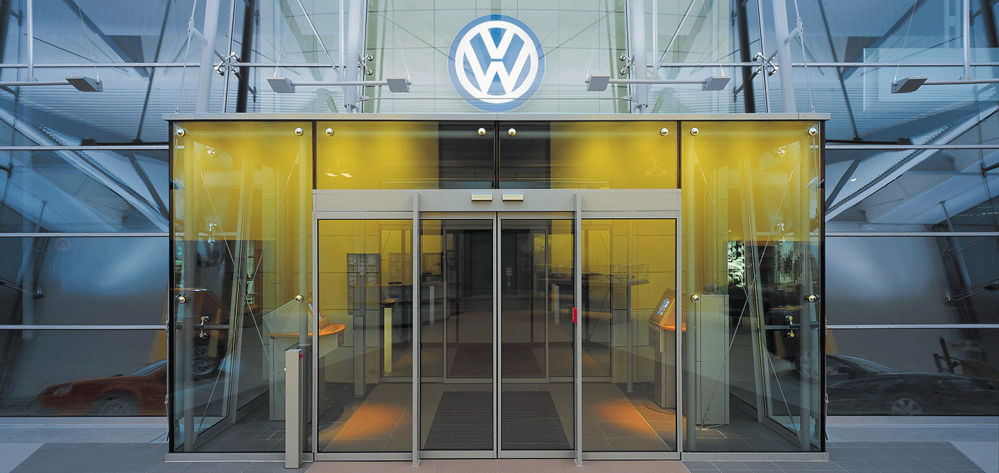 VW Dealership Entrance